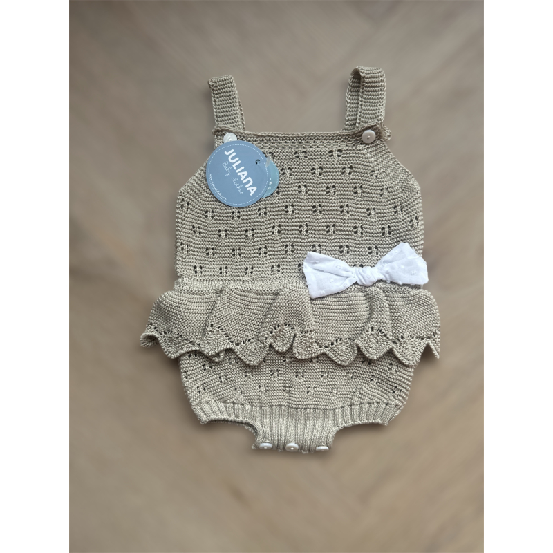 Juliana gebreide romper set